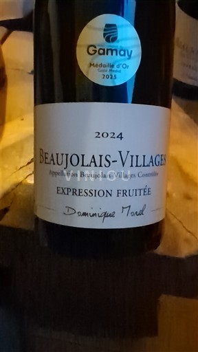 Beaujolais Beaujolais Villages Dominique Morel Expression Fruitée 2024