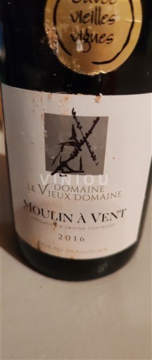 Beaujolais Moulin-à-vent Domaine Le Vieux Domaine Vieilles Vignes 2016