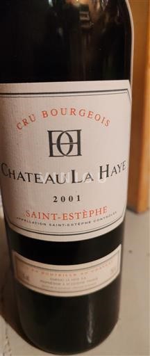 Bordeaux Saint-Estèphe Château La Haye 2001