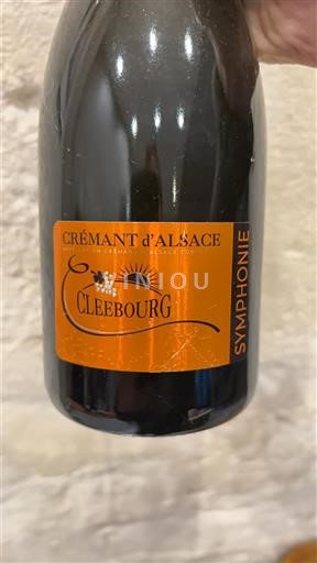 Alsace Crémant d'Alsace Cleebourg Symphonie 2016