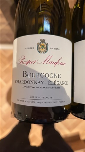 Bourgogne Prosper Maufoux Chardonnay Élégance 2024