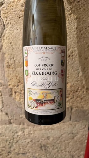 Alsace Confrérie des Vins de Cleebourg Sélection 2023