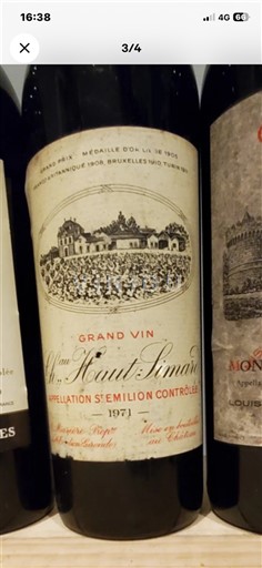 Bordeaux Saint-Émilion Château Haut-Simard 1971