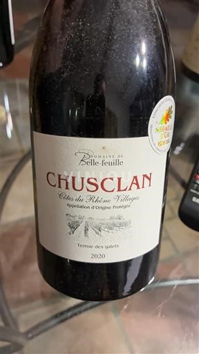 Thung lũng Rhône Không được chỉ định Domaine Belle-feuille Terroir des galets 2020