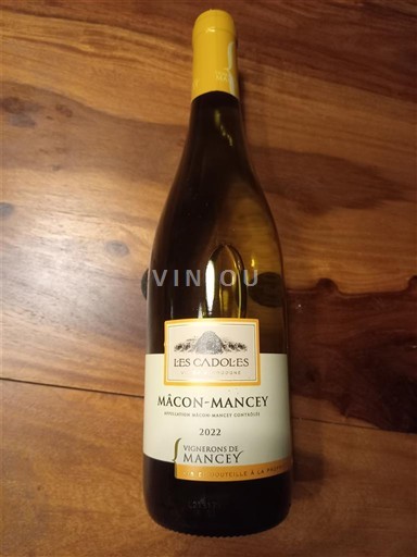 Borgogna Mâcon e Mâcon-Villages Vignerons de Mancey Les Cadoles 2022