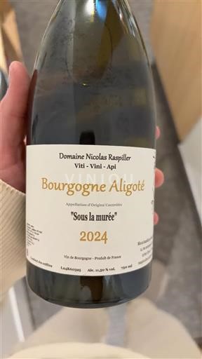 Bourgogne Bourgogne-aligoté Domaine Nicolas Raspiller Sous la murée 2024