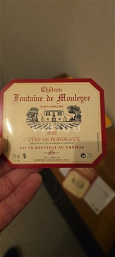 Bordeaux Côtes-de-Bordeaux Château Fontaine de Mouleyre La Marguerite 2022