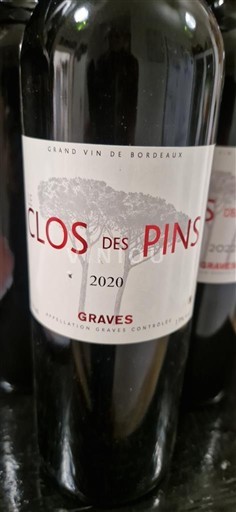 Bordeaux Graves Clos des Pins 2020