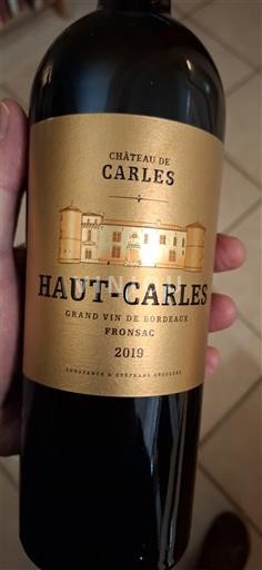 Bordeaux Fronsac Château Carles Haut-Carles 2019