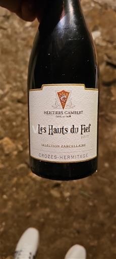 Thung lũng Rhône Crozes-hermitage Héritiers Gambert Les Hauts du Fief Sélection Parcellaire 2022