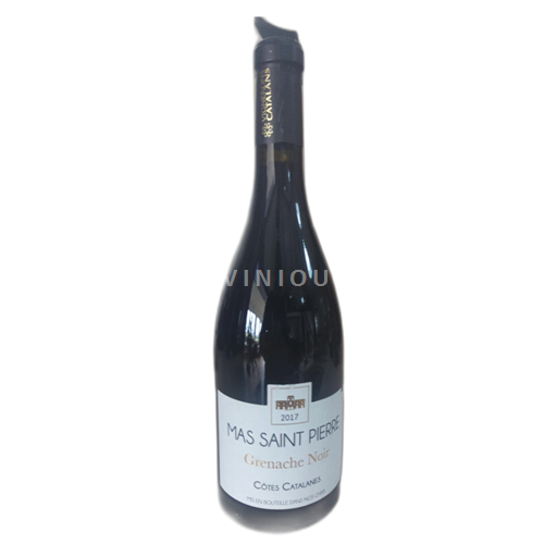 Vin Rouge sec Grenache Noir Mas Saint Pierre 2017 France Languedoc et Roussillon Côtes catalanes IGP
