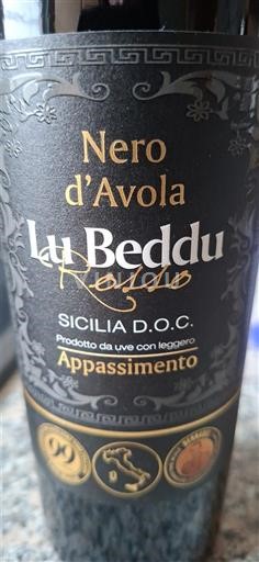 Sicilia Lu Beddu Rosso Appassimento 2022