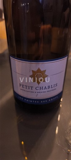 Bourgogne Petit-chablis Les Pointes aux Roues Không niên vụ