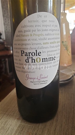 Tây Nam Grange de Louiset Parole d'homme Không niên vụ