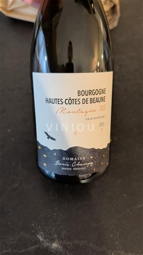 Bourgogne Hautes Côtes de Beaune Domaine Boris Champy Montagne 382 2021