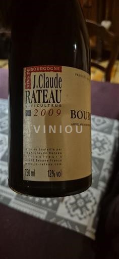 Bourgogne J. Claude Rateau 2009