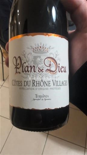 Thung lũng Rhône Côtes-du-rhône-villages Terranea Plan de Dieu 2022