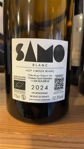 Langvedok Limoux Château Saint Salvayre Samo Blanc 2024