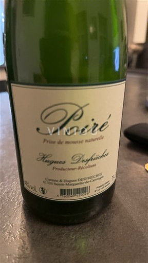 Normandie Hugues Desfrièches Poiré Non Millésimé