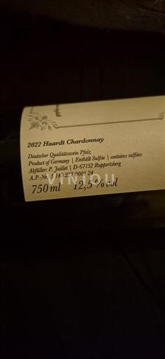 Pfalz Không được chỉ định Haardt Chardonnay 2022