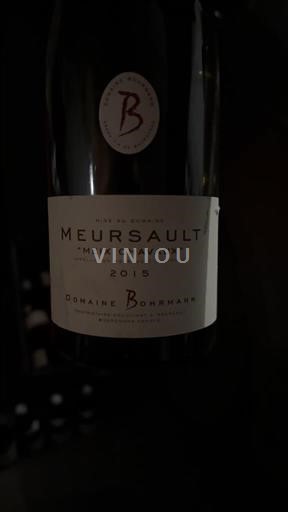 Bourgogne Meursault Domaine Bohrmann Meix Chavaux 2015