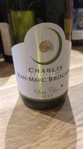 Bourgogne Chablis Domaine Jean-Marc Brocard Sainte Claire 2023