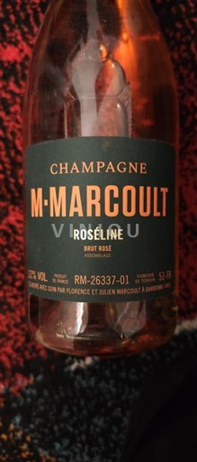 Champagne Sâm-panh M. Marcoult Roséline Không niên vụ