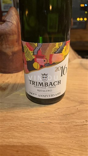 Alsace Riesling Trimbach 390ème Anniversaire 2016