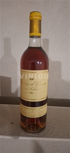 Burdeos Sauternes Château Yquem 1983