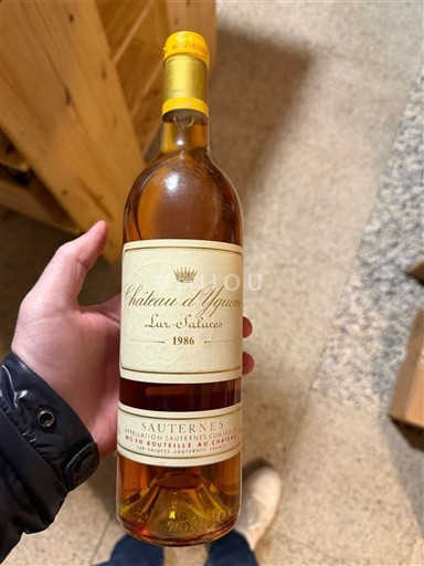 Burdeos Sauternes Château Yquem 1986