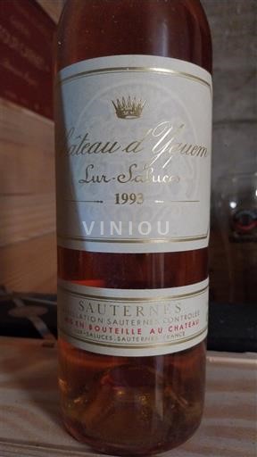 Bordeaux Sauternes Château Yquem 1993