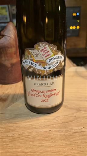 Alsace Gewurztraminer Grand Cru Domaine Maurice Schoech Gewurztraminer Grand Cru Kaefferkopf 2022