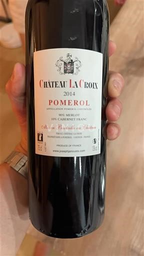 Bordeaux Pomerol Château La Croix 2014