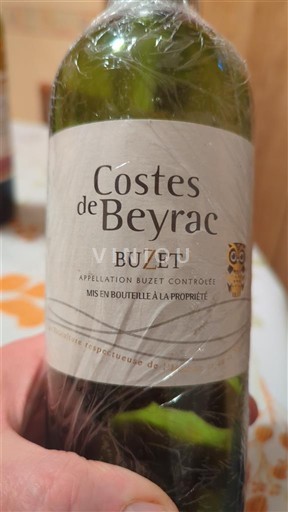 Tây Nam Buzet Costes de Beyrac Không niên vụ