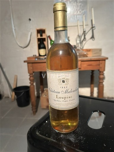 Bordeaux Loupiac Château Malenden 1994