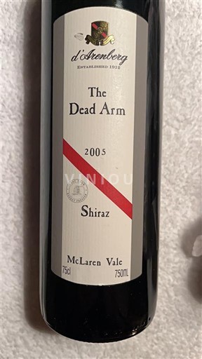 Južna Avstralija McLaren Vale Arenberg The Dead Arm 2005