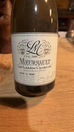Bourgogne Meursault Lucien Le Moine Les Grands Charrons 2009