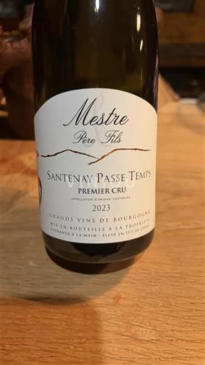 Bourgogne Santenay Premier Cru Mestre Père & Fils Passe-Temps 2023