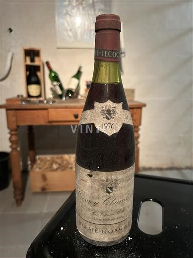 Bourgogne Gevrey-chambertin La Grappe Lecocq Vignes Belles 1976