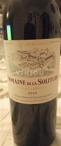 Bordéus Pessac-Léognan Domaine La Solitude 2020