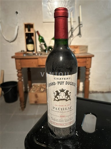 Bordeaux Pauillac Grand Cru Château Grand-Puy Ducasse 1991