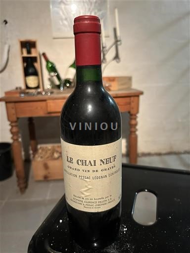 Bordéus Pessac-Léognan Le Chai Neuf Não Sazonado