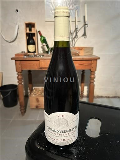 Bourgogne Pernand-vergelesses Premier Cru Domaine Rollin Père et Fils Premier Cru Les Fichots 2018
