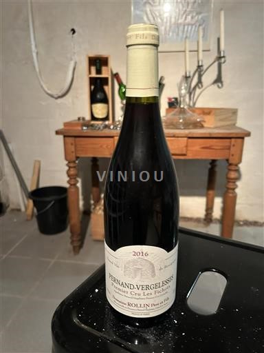 Bourgogne Pernand-vergelesses Premier Cru Rollin Père et Fils Premier Cru Les Fichots 2016