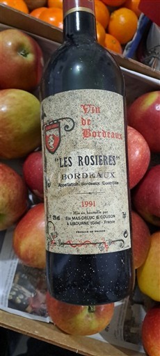 Bordeaux Les Rosières 1991