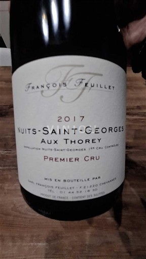 Bourgogne Nuits-saint-georges Premier Cru François Feuillet Aux Thorey 2017