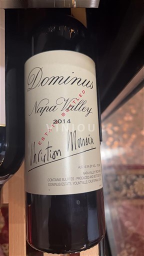 Vùng trồng nho được cấp phép California Napa Valley Dominus Estate 2014