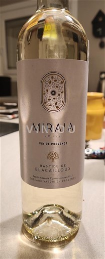Provence Coteaux Varois en Provence Bastide de Blacailloux Miraia 2024