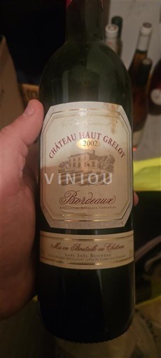 Bordeaux Château Haut Grelot 2002