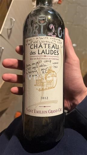 Bordeaux Saint-Émilion Grand Cru Grand Cru Château S Laudes 2012